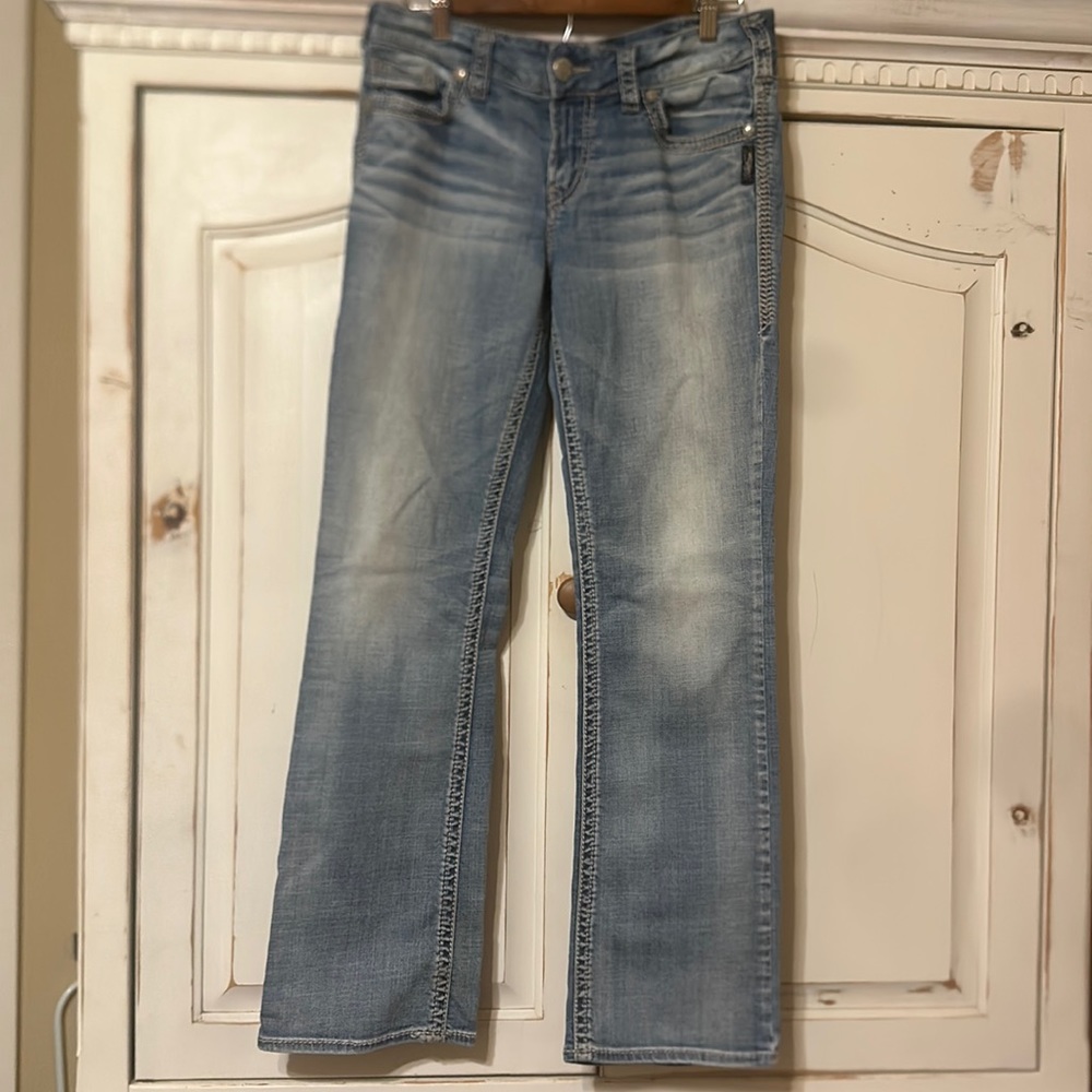 Silver jeans